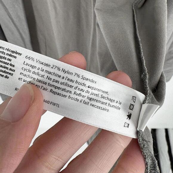 Eileen Fisher cardigan 1x gray stretch lightweight knit minimalist plus lagen - Picture 5 of 6